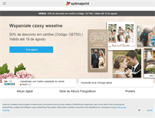 Tablet Screenshot of optimalprint.com.br